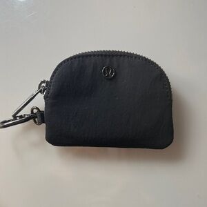 Lululemon Black Mini Pouch with Clip